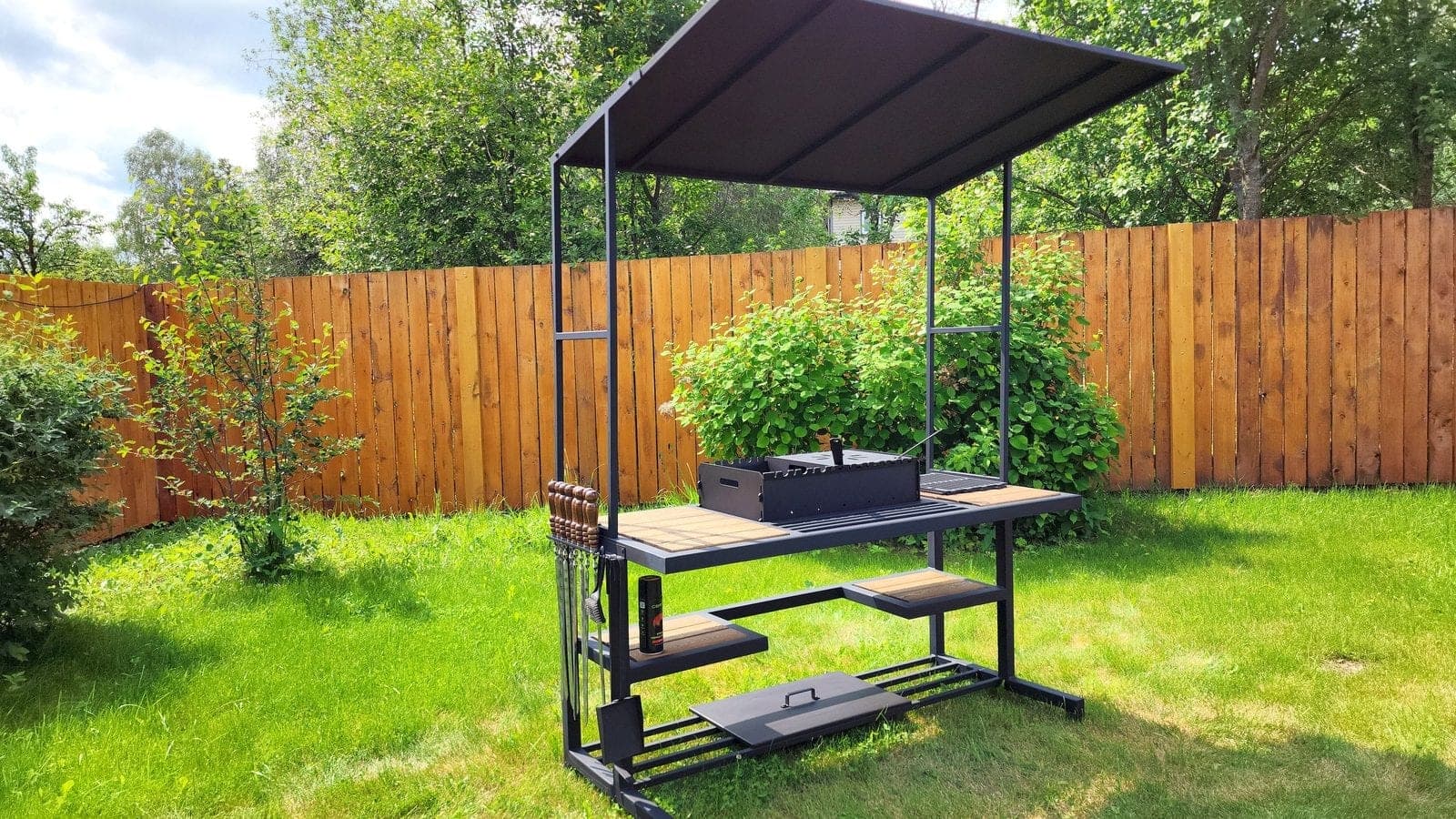 Эксплуатация мангала MAC Mangals: угли в жаровне