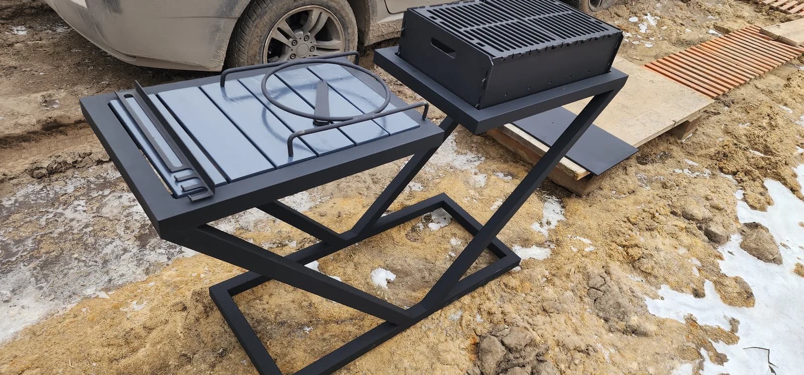 Мангал MAC Mangals на участке клиента — фото 2