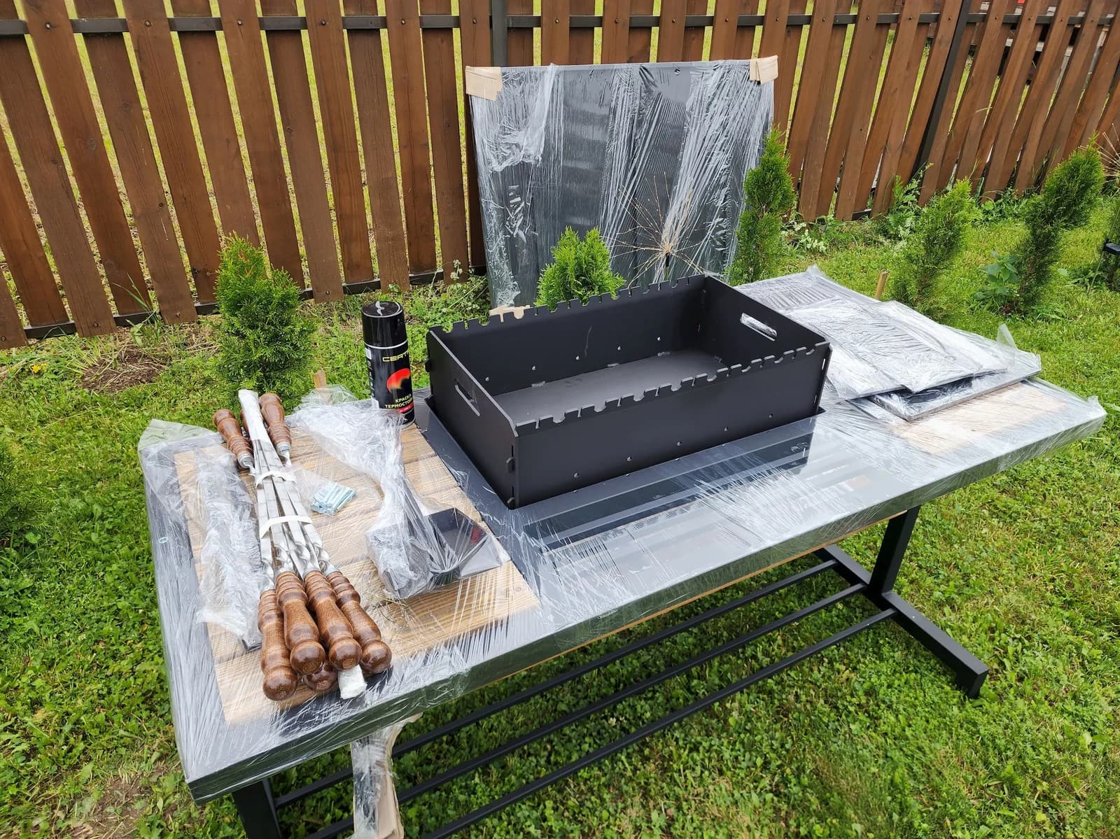 Мангал MAC Mangals на участке клиента — фото 12