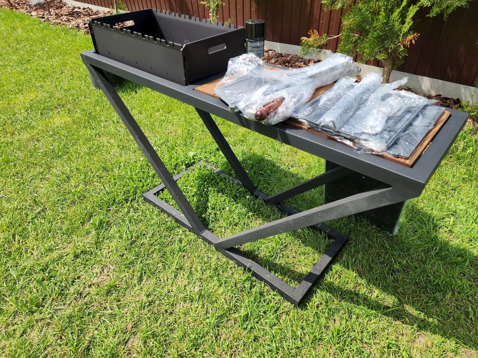 Мангал MAC Mangals на участке клиента — фото 13