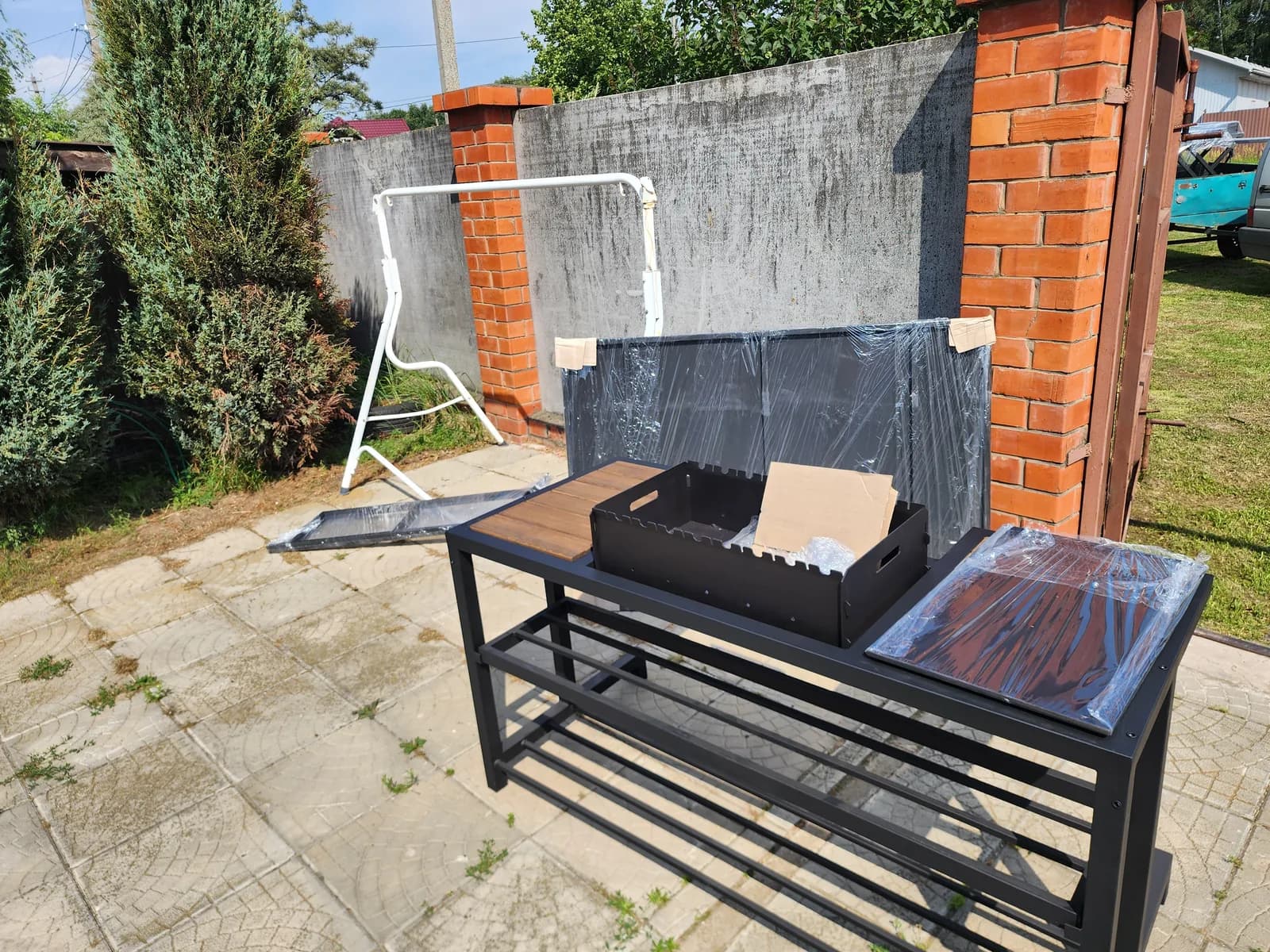 Мангал MAC Mangals на участке клиента — фото 18