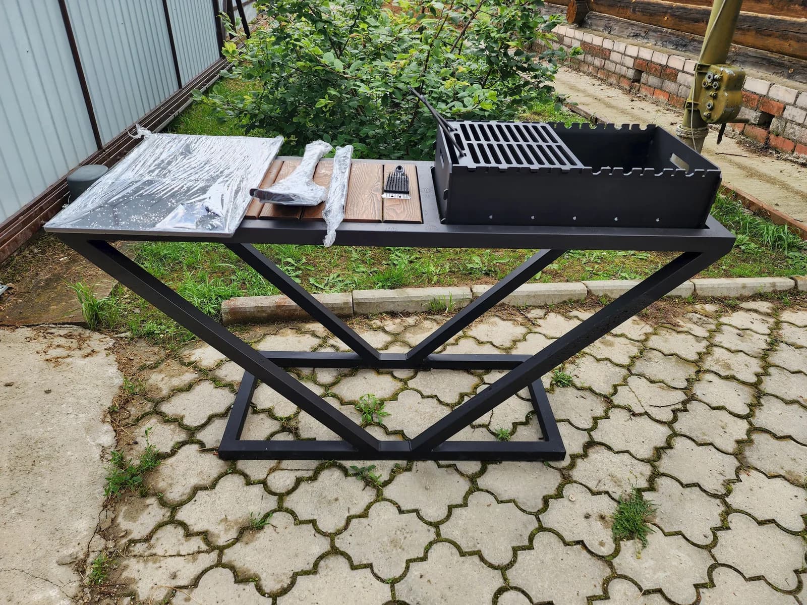 Мангал MAC Mangals на участке клиента — фото 20